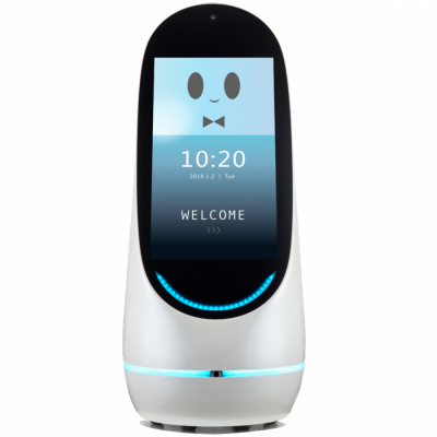 智能大屏講解機(jī)器人 聊天交互 問答咨詢 可愛表情 廣告宣傳 展廳博物館